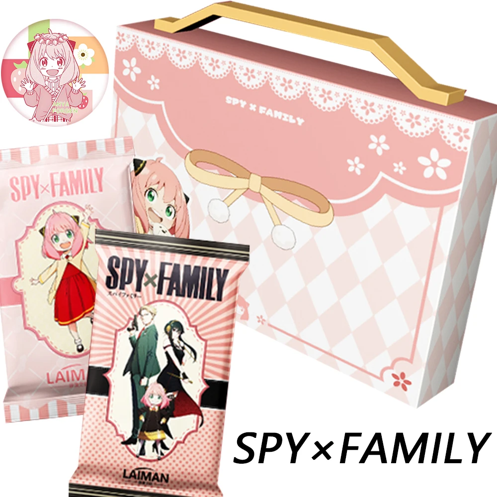 

Genuine SPY FAMILY Cards Anniversary Edition Collection Rare Precious Anime Character Anya Cute Hanging Card Kid Birthday Gift