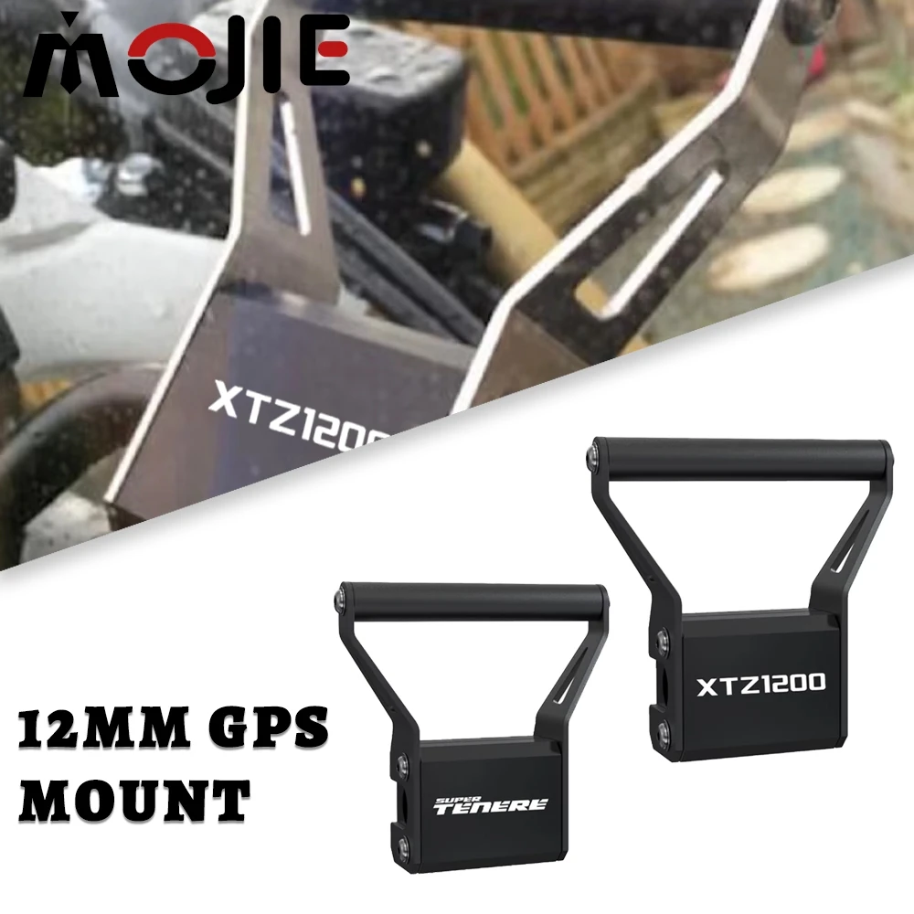 12MM Stand Holder Supporter Phone GPS Navigation Plate Mounting Bracket For Yamaha Super Tenere XTZ1200 2014-2024 2023 XTZ 1200