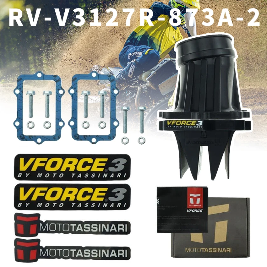 V3127R-873A-2 V-Force Reed Valve System For 600 E-TEC And HO SDI Engines Snowmobile V Force 3