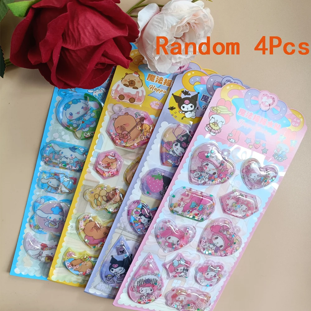 @Notebook Album Dagboek Handboek Decoratie Anime Kawaii Sanrio Shake Sticker Voor School Student Briefpapier Stickers voor kinderen