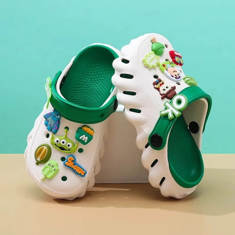 

MINISO Disney Tory Sotry очаровательная обувь аксессуары Buzz & Woody садовая обувь деревянные сабо сандалии DIY украшения подарки для вечеринки
