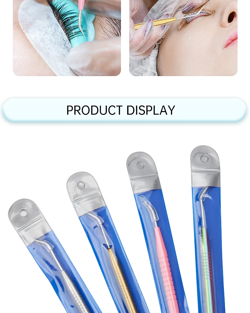 1 stücke Lash Lift Curler Kit Wimpern Dauerwelle Stick Edelstahl Kosmetische Applikator Kamm Make-Up-Tool Wimpern Verlängerung Liefert – Detail 8