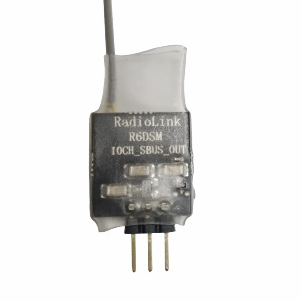R6DSM Mini Receiver R6DS Suitable For Radiolink AT9 AT10 Supporting SBUs Crossing F3 Flight Control