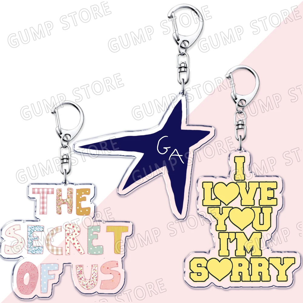 Hot Gracie Abrams Keychains for Accessories Jewelry Good Riddance The Secret of Us This Is What It Feels Like Keyrings Fans Gift