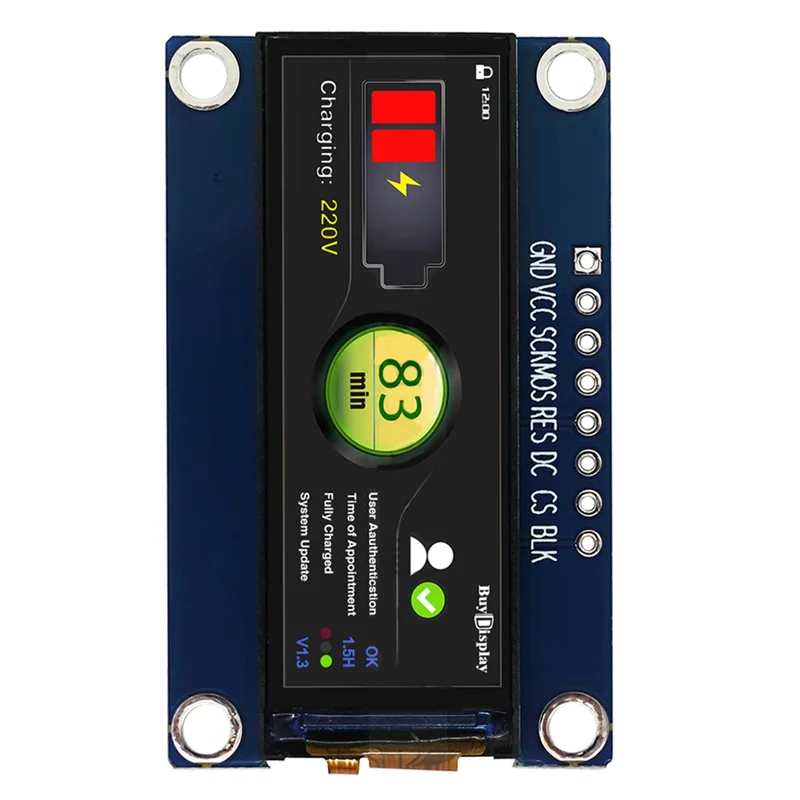 

ABZW 1,65 дюйма 142X428 IPS TFT ЖК-дисплей Модуль цветного экрана для Arduino для Raspberry PI