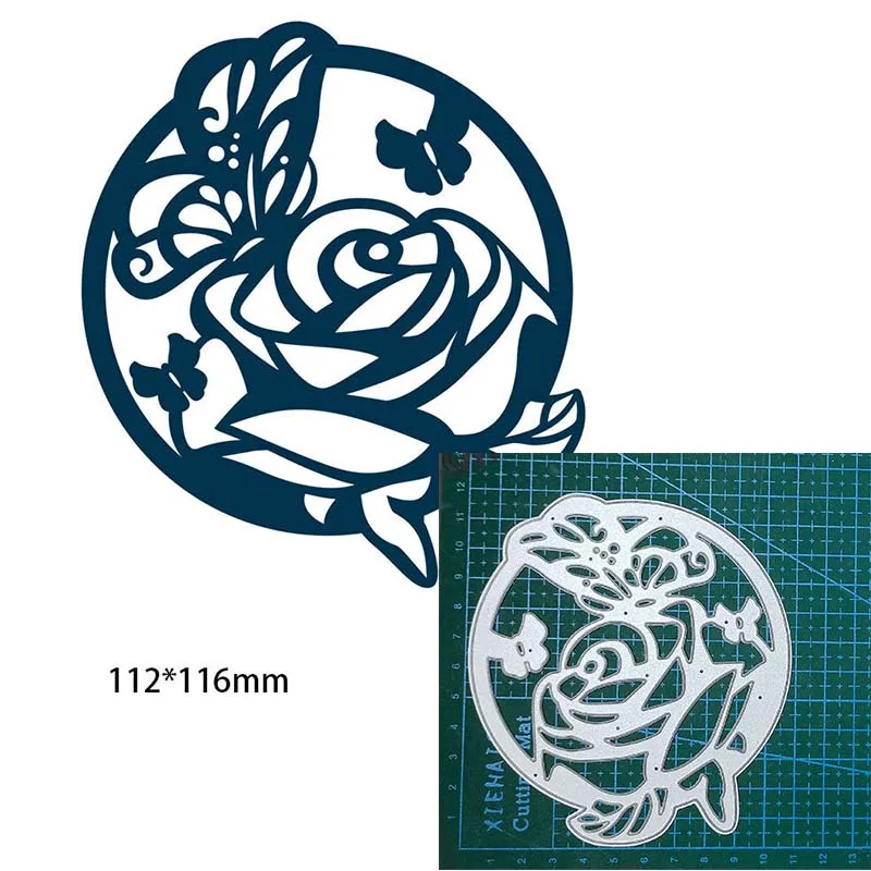 Flowers trees Roses metal cutting dies Scrapbooking decoration paper craft knife mould blade punch template Embossing stencils
