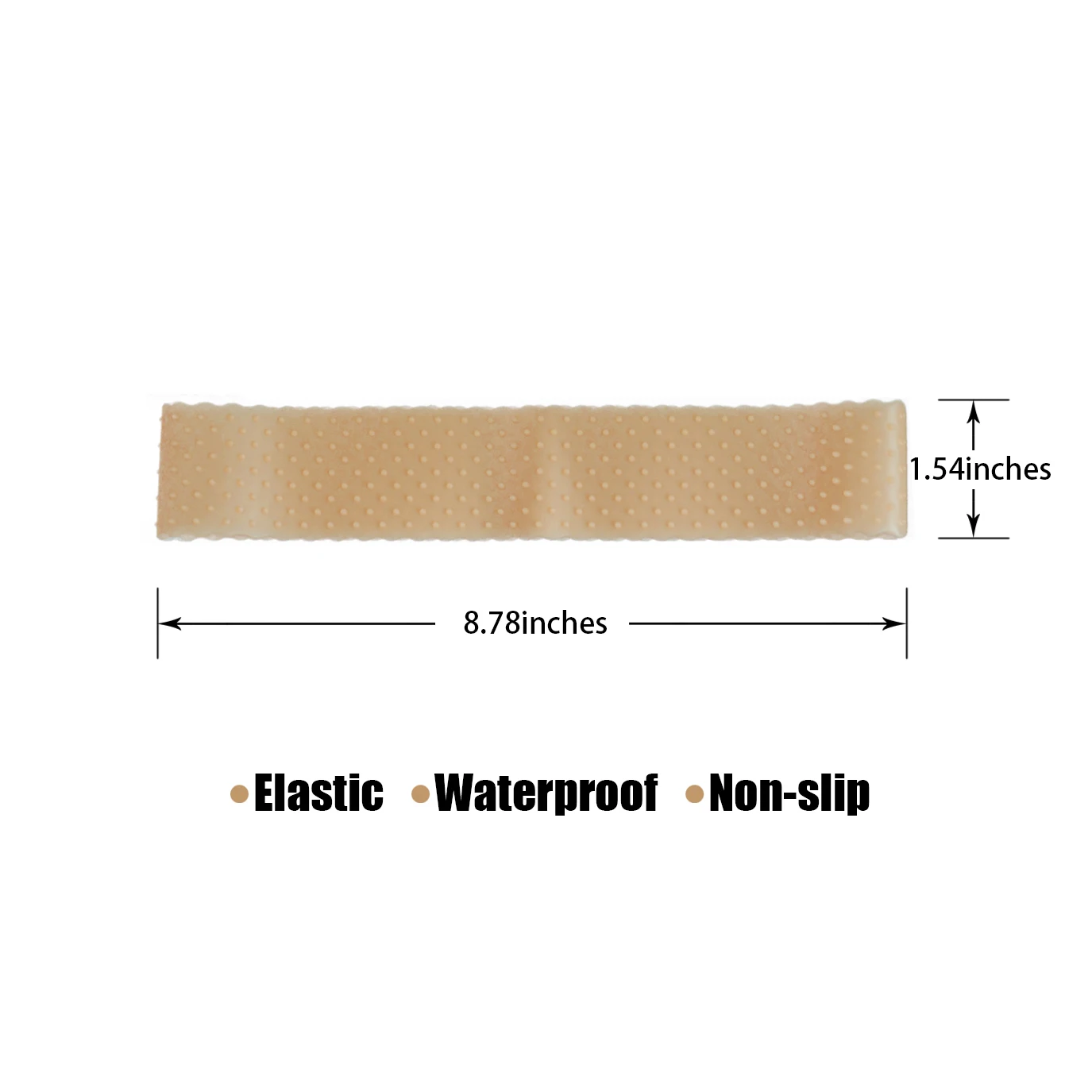 2Pcs Silicone Wig Grip Band Non-Slip Fix Elastic Headband Light Brown/Pink/White Soft Wig Bands for Keep Wigs in Place