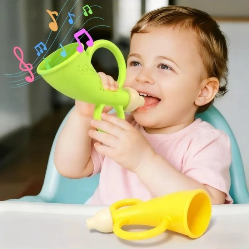 

Portable Speaker for Children, Small Speaker Toy with Sound, Anti-throat Design, Safe Blowable for Kids, Fun Toys, High Quality