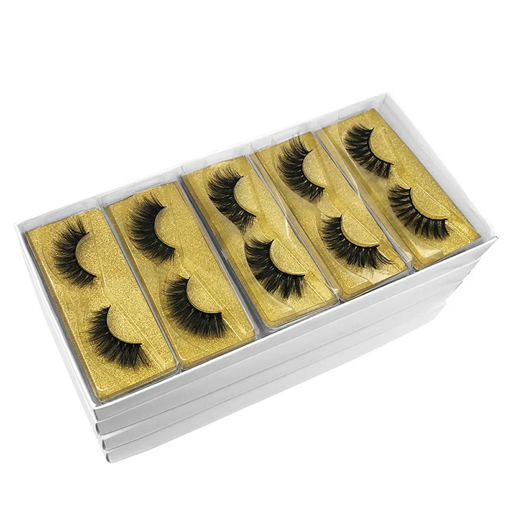 

30 Pairs 3d Mink Lashes Natural Mink Eyelashes Wholesale False Eyelash Makeup Thick Fake Lash In Bulk