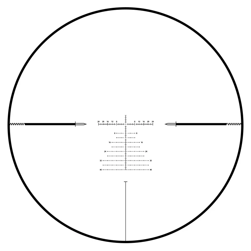 High-quality 5.5-22X56 SFIR FFP close-range focus telescope, red dot illuminated sight, optical telescope view 3