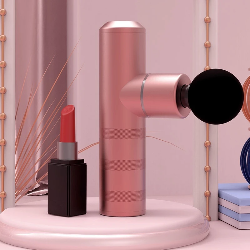 New Small Arm Professional Mini Fascia Muscle Massage Gun Heat Deep Tissue Electric Body Head and Neck Massager Gun