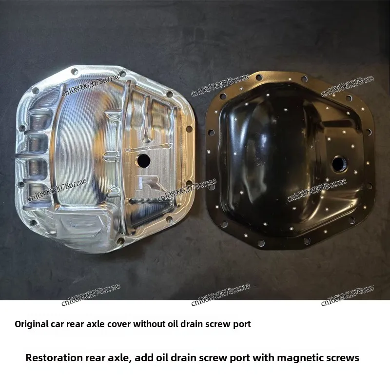 Geeignet zum Nachrüsten der Hinterachsabdeckung aus Aluminiumlegierung. 2,3T 2,7T. Hinterachsöl-Rückabdeckung