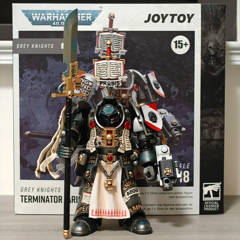 Подлинная JOY TOY Warhammer 40k, аниме-фигурка, серые рыцари, Терминатор, Джарик, трэш, экшн-фигурка, игрушки, декор комнаты, подарок на день рождения