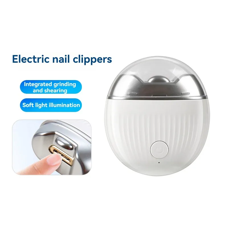 ABIT Safe Gentle Automatic Electric Nail Clipper& Grinder Rechargeable Trimmer File For Baby Kids Adults Elder For All Ages