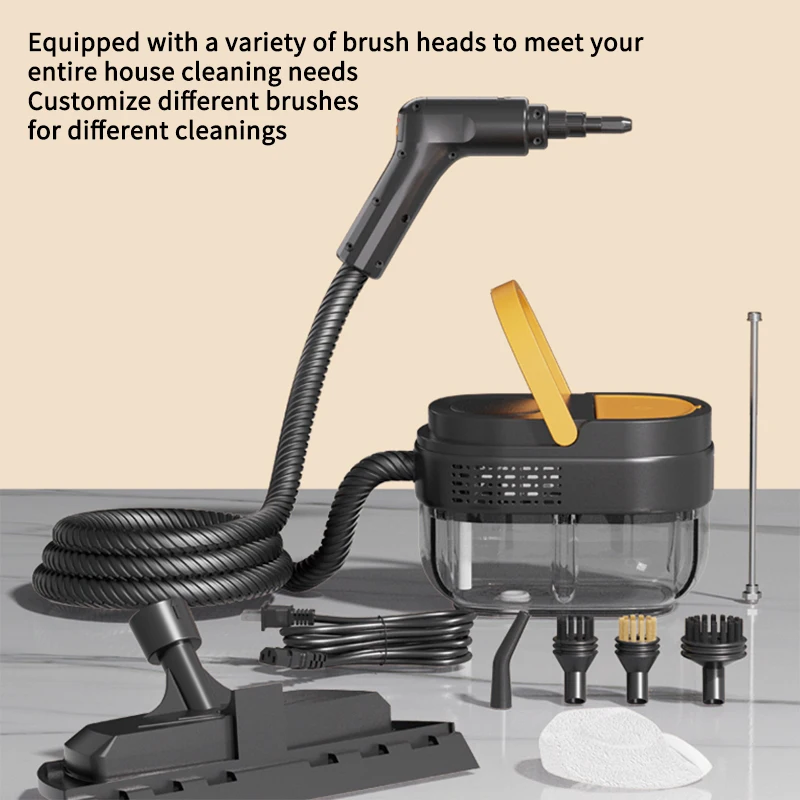 2500W High Pressure Handheld Home Kitchen Car Steam Cleaner Carpet Sofa Professional Multi Purpose Steam Cleaner for Cleaning