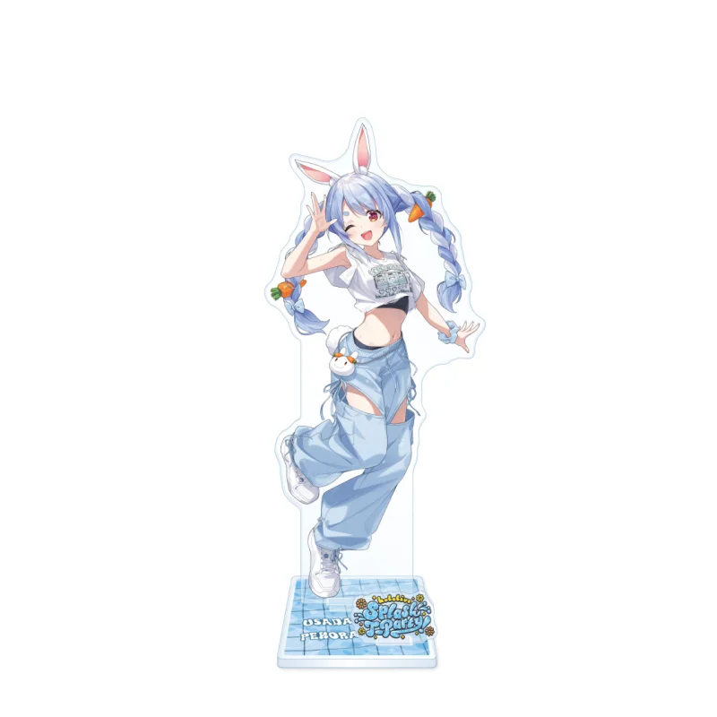 Virtual YouTuber Hololive Production Usada Pekora La+ Darknesss Human-shaped Acrylic Stand Model Plate Keychains Desk Decor