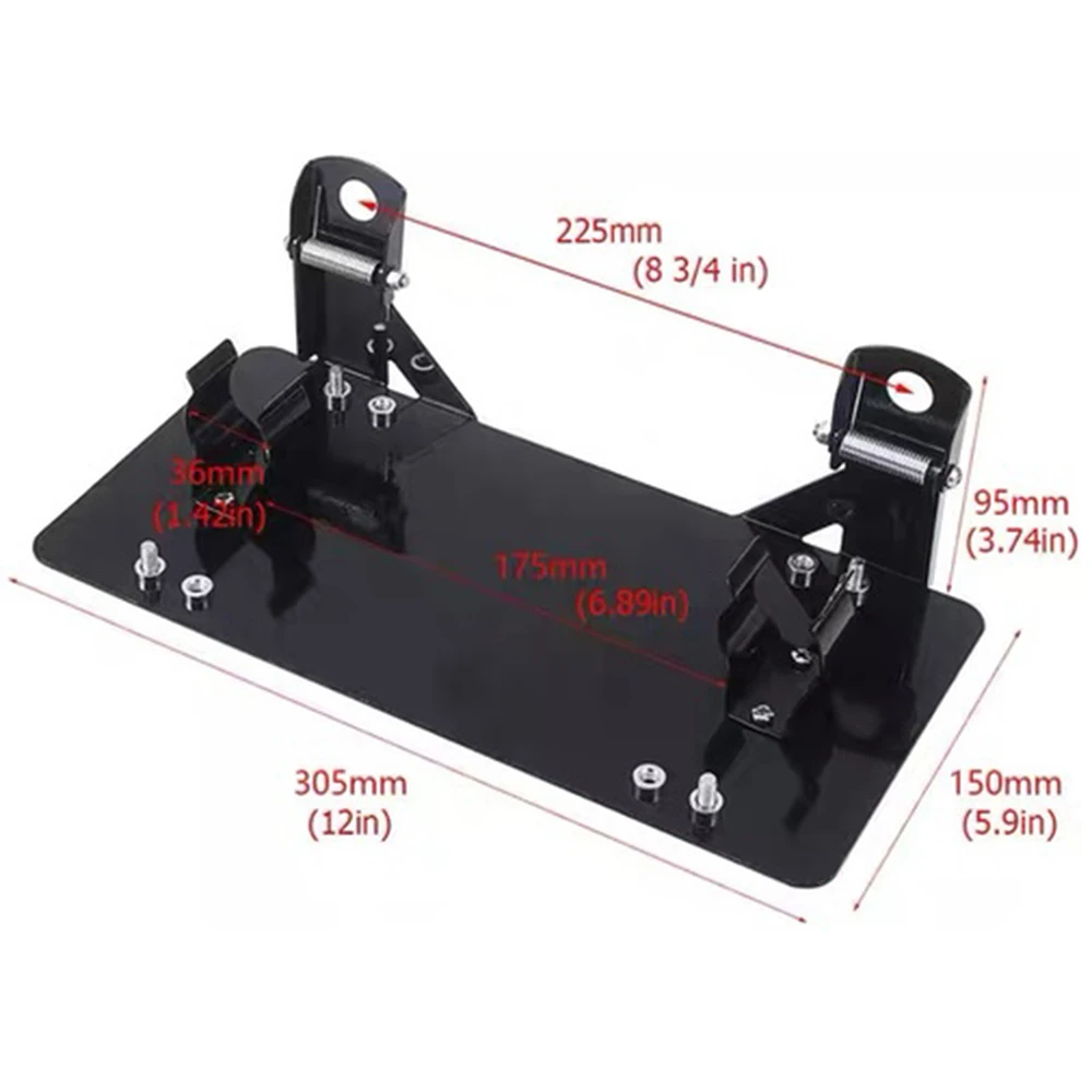 Winch Roller Fairlead 10 inch Winch Roller Fairlead 10” Universal Mount Cable Guide Winch License Plate Frame SUV Truck 12000lb