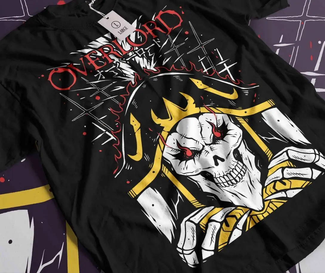 

Overlord Ainz футболка Ooal платье Albedo Overlord Аниме Манга подарки рубашка все размеры