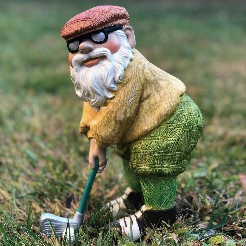 Cross-Border Golf Leisure Decoration Ornament Home Courtyard Lawn Garden Gnome Design