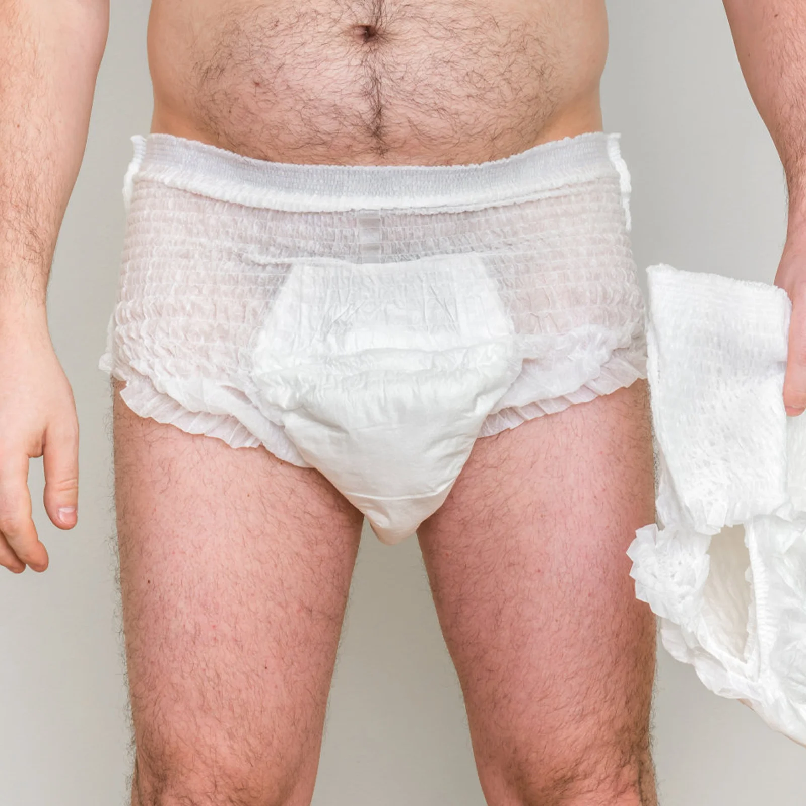 11 Stück Windeln für Erwachsene, Einweg-wasserdichte, atmungsaktive Unterwäsche für die Nacht, schwere Saugfähigkeit, auslaufsicher, verstellbare Passform für Herren