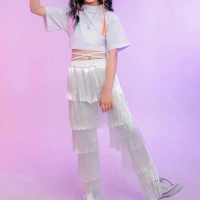 Children's Hip-hop, Street Dance, Jazz Dance Performance Costumes, Girls' Personalized Runway Models, Trendy Clothing Sets