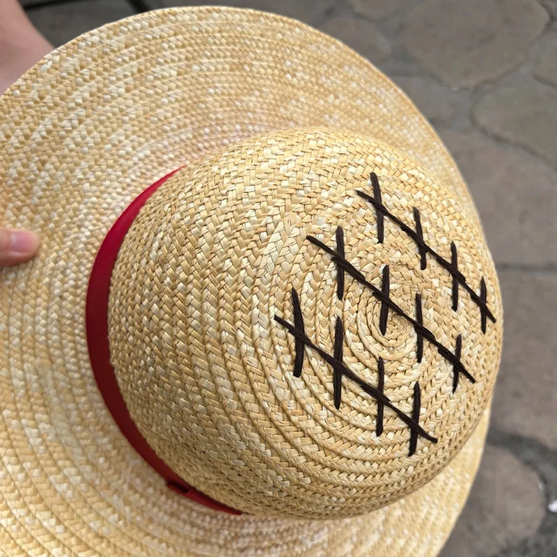 Anime Strohhut Gleicher Strohhut für Frauen Sommer Cosplay für Männer Sonnenschutzhut