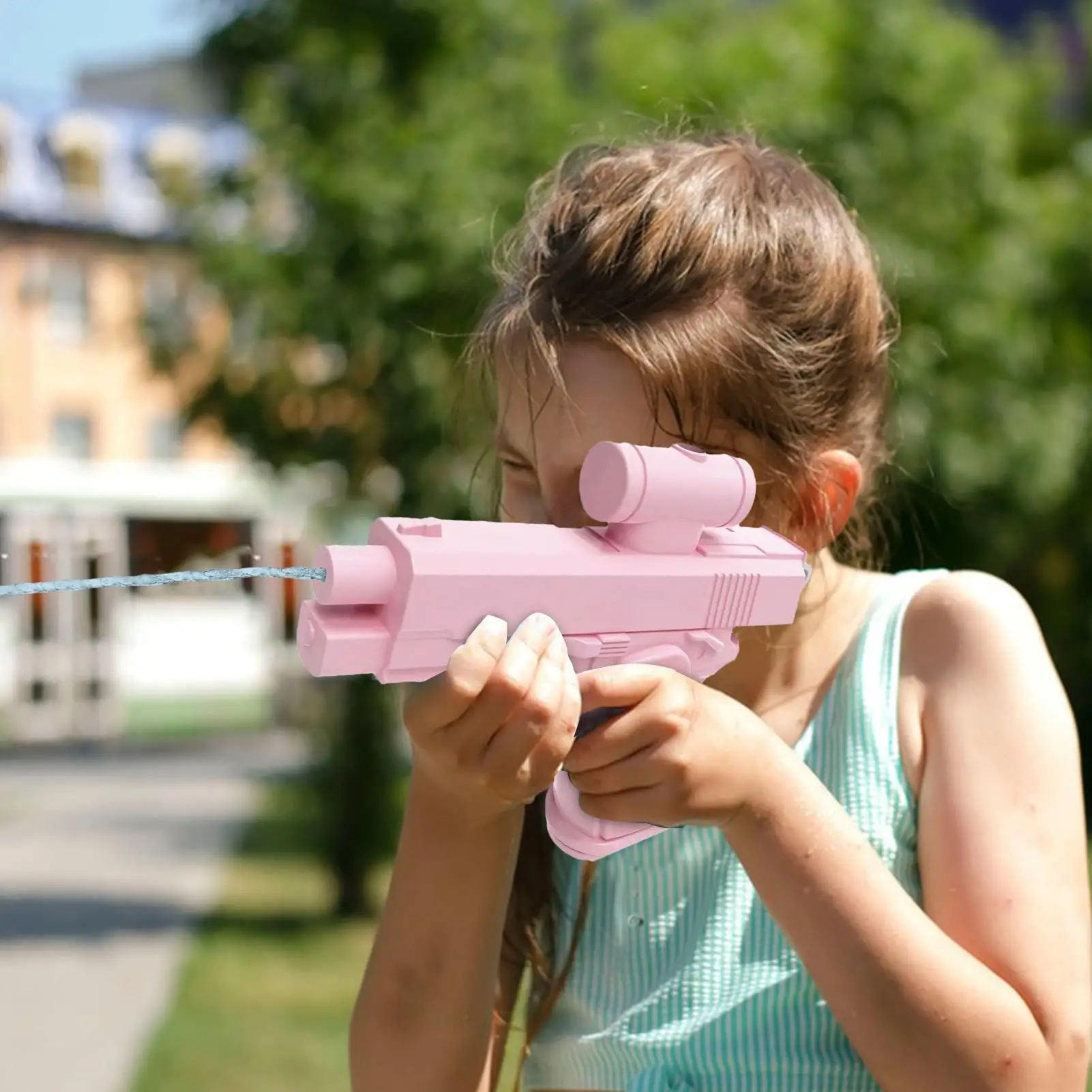 Water Squirter Toys Reverse Water Spray Squirter Toys Interactive Summer Hot Weather Outdoor Play Splashing Game for Backyard