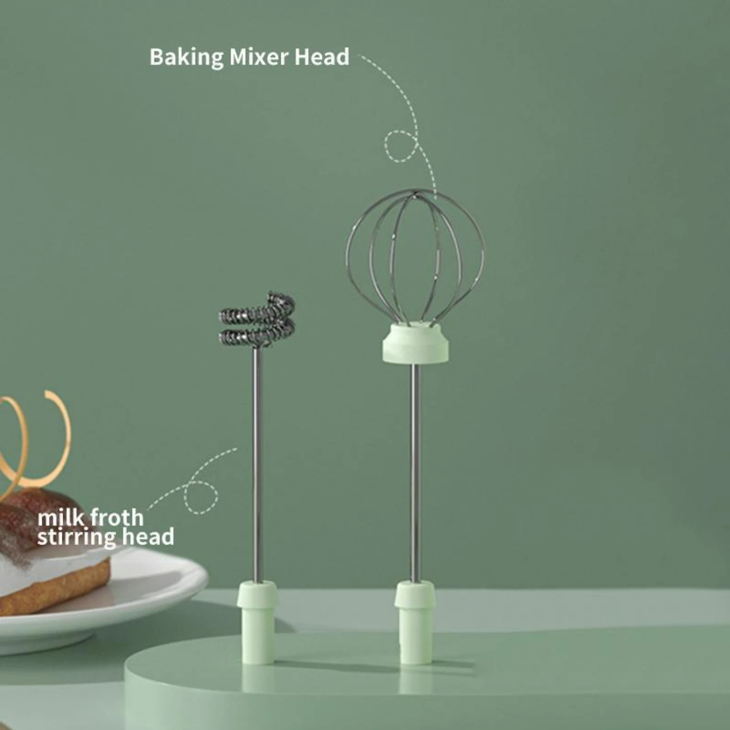 Compact, Versatile, and Portable Mini Handheld Egg Beater Set with 3-speed Electrical Egg Whisker for Kitchen Tools. Portable Mi