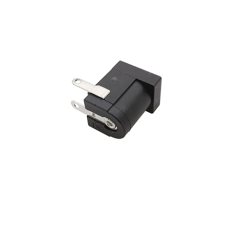 10Pcs DC-005 5.5x2.1mm DC Power Female Jack Connectors 5.5 x 2.1mm DC Socket Plugs Right Angle Mount Terminal Adapter Connector image 3
