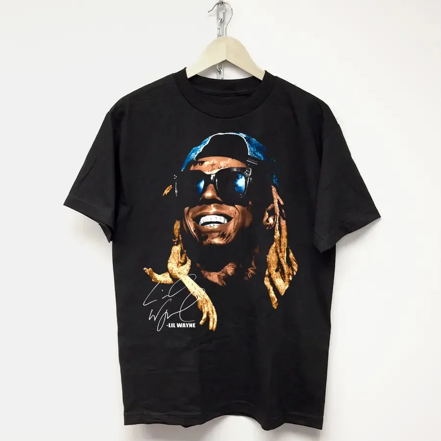 Signature Lil Wayne Black Short Sleeve Size S-234XL Shirt Adults PP349