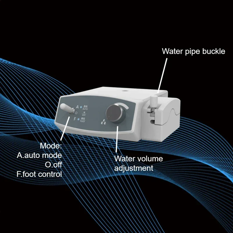 COXO CX265-7 Intelligent Peristaltic Pump Dental Water Supply System Automatic Saline Adjustable Flow 20-250ml Foot Control