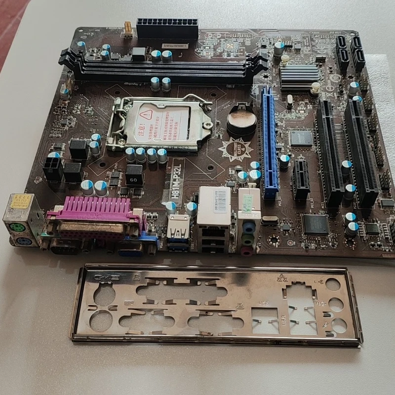 used for MSI H81M-P32L LGA1150 Intel H81 mATX Motherboard DDR3 VGA COM LPT USB3.0