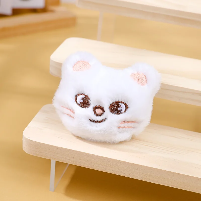 8pcs Cute Animal Designs Mini Keychain Plush Cartoon Stuffed Animal Doll Keyring KPOP Fans Gift Cute Pendant Birthday Gifts