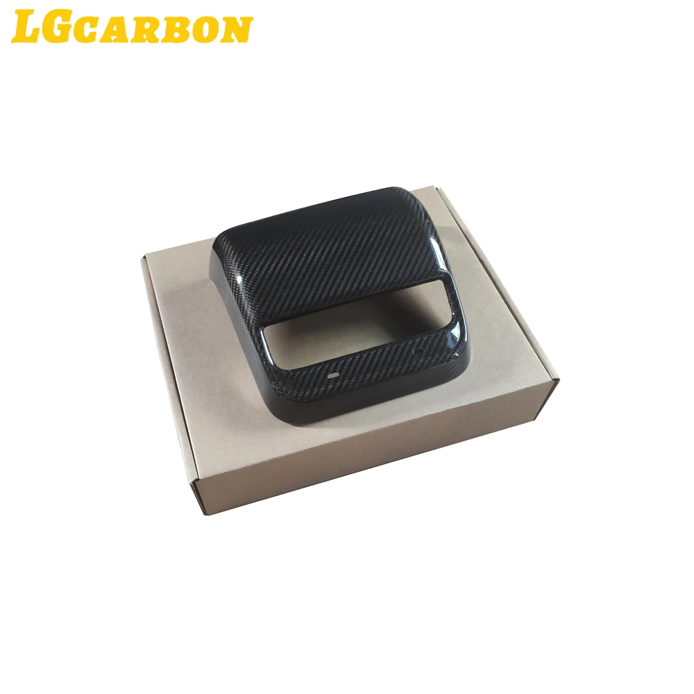 

LGcarbon Rear Air Vent Outlet Cover With Type-C PortFor Tesla Model Y 3 2020up Car Accessories Interior Cover Carbon Fiber