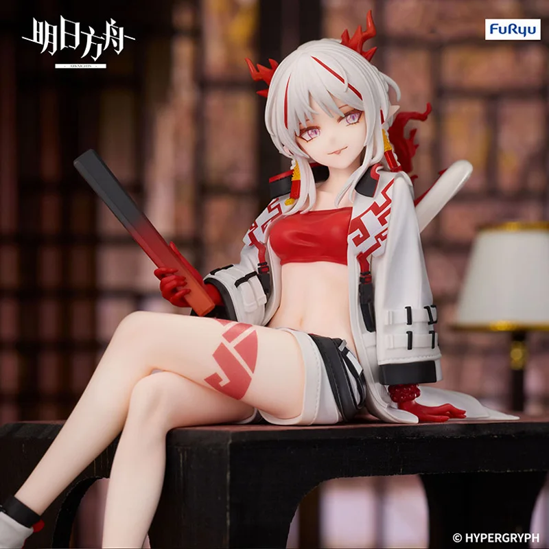 

14cm Genuine Furyu Arknights Nian Energy Link Version Noodle Stopper Anime Action Figure Model Toys Gift for Birthday