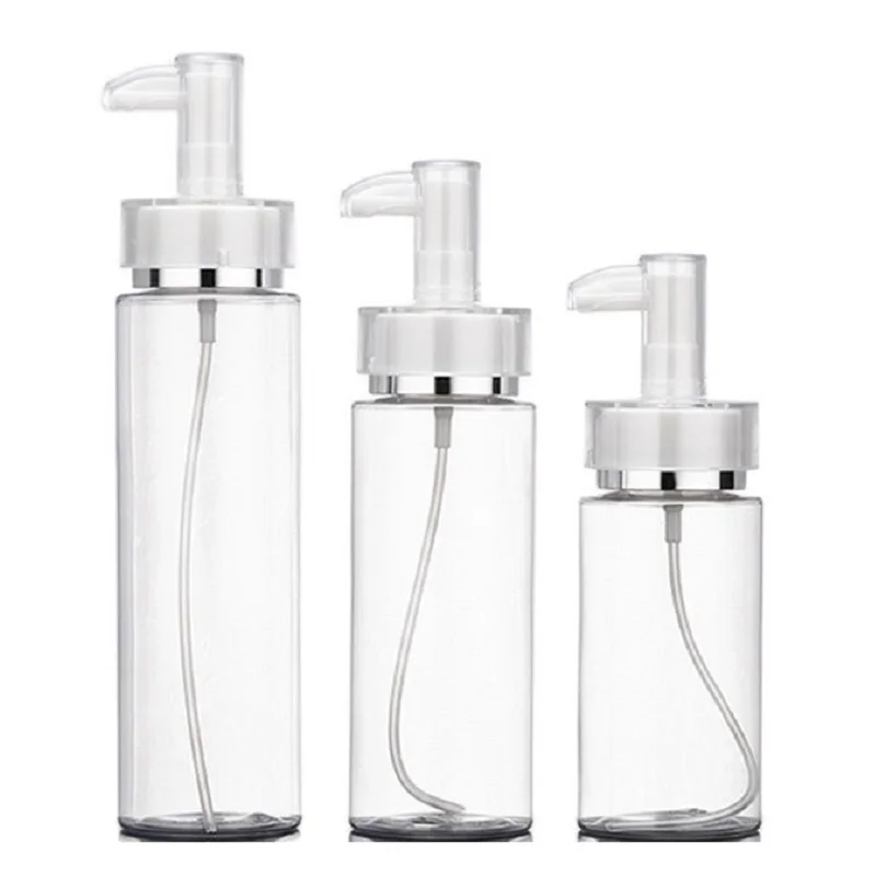 120/160/200ml Fine Mist Spray Bottle Clear PET Plastic Disinfect Alcohol Sprayer Skincare Toner Water Perfume Spray Bottle 15pcs