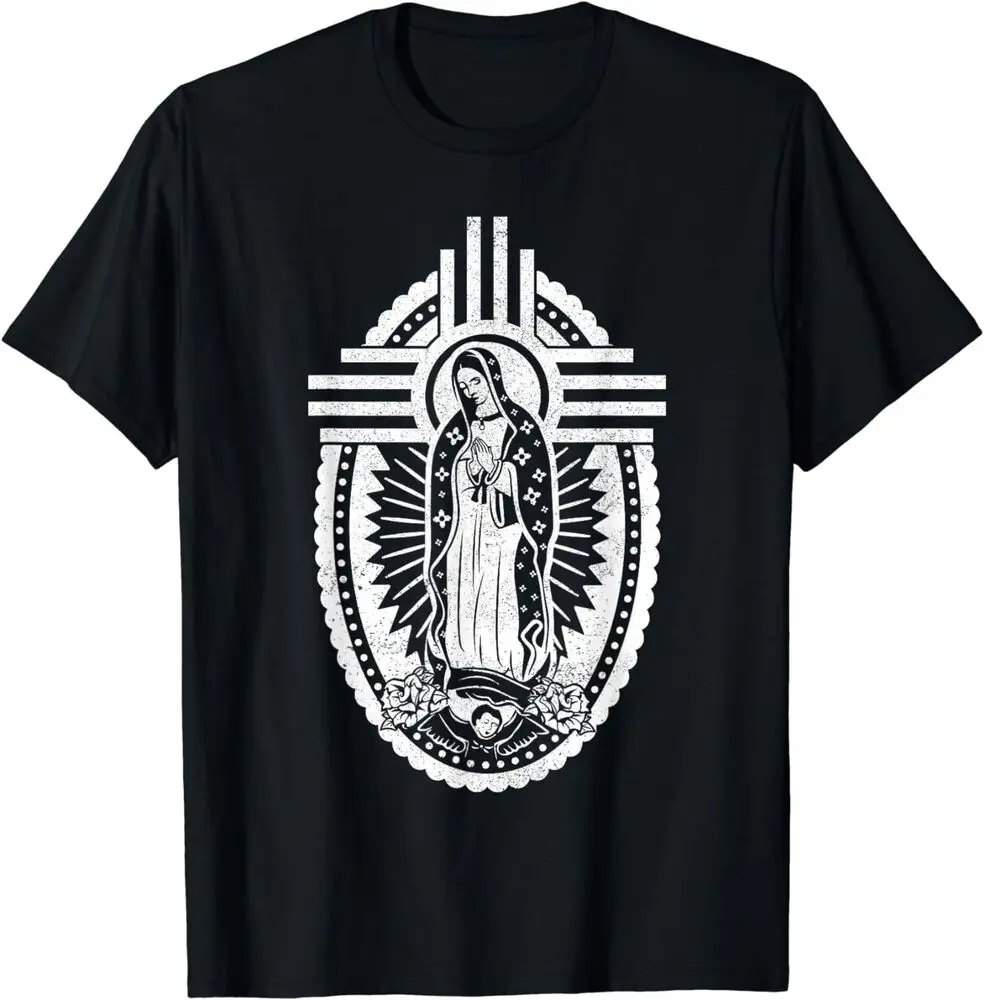 Zia Blessed Virgin Mary Our Lady Of Guadalupe, La Virgen T-Shirt Unisex T-shirts Cotton Luxury Brand Vintage Oversized