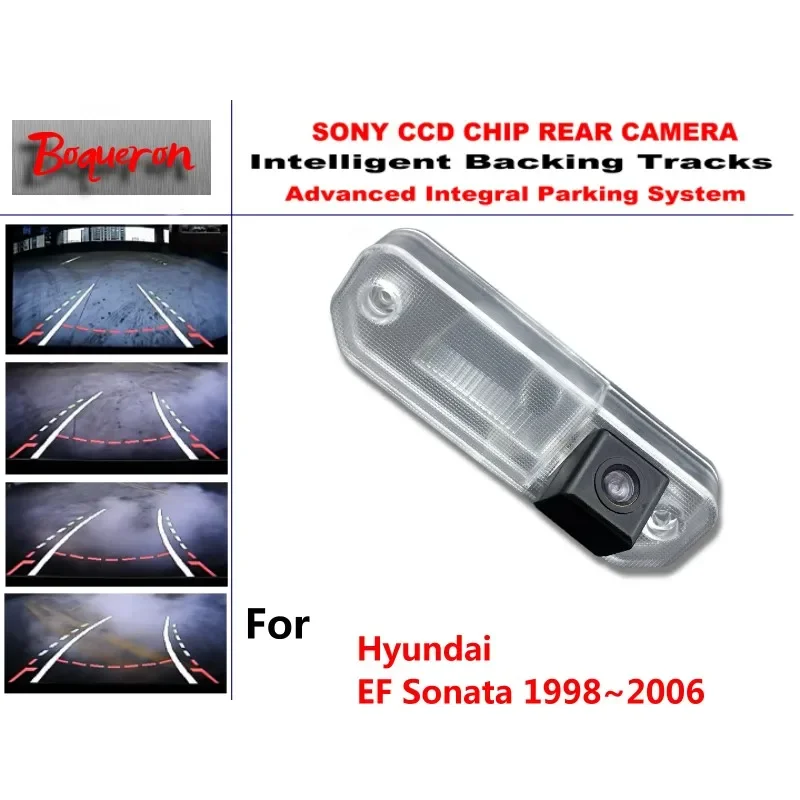 

for Hyundai EF Sonata 1998~2006 CCD Car Backup Parking Camera Intelligent Tracks Dynamic Guidance Rear View Camera