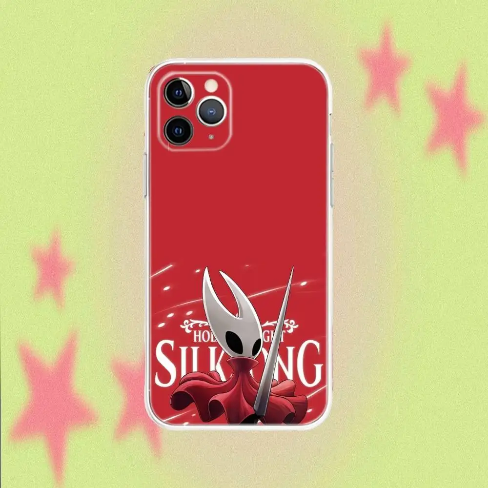 Custodia per telefono Hollow Knight per iPhone 17 16 15 11 12 14 13 Pro Max Mini X XS XR 7 8 Plus SE4 16E Cover in silicone antiurto Fundas
