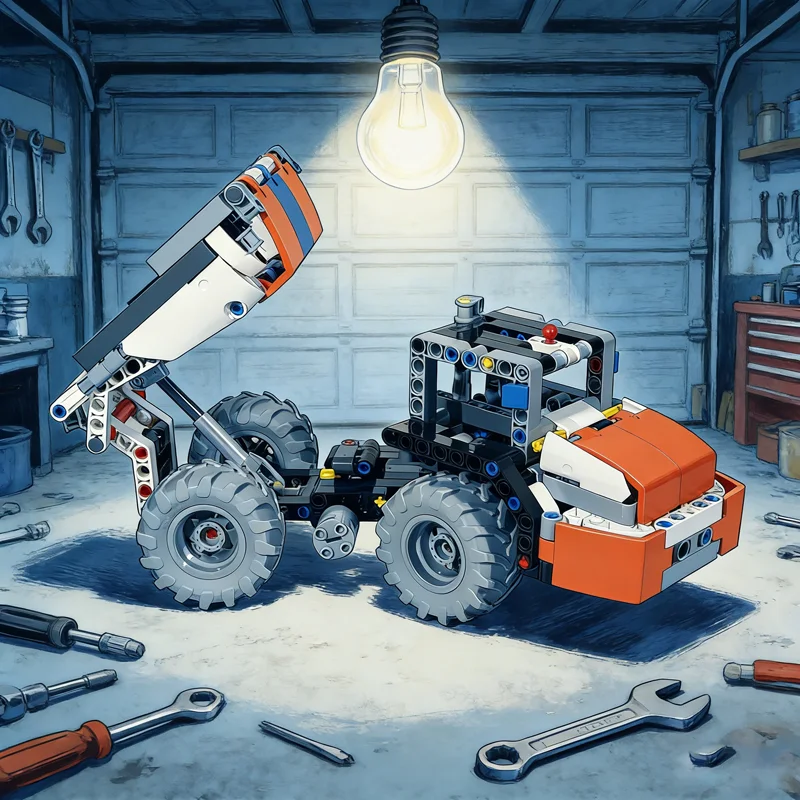 

342 шт. MOC Модель B Самосвал U L E P Техническое здание Рождественский подарок Блоки Строительство Творческая идея Игрушка Образовательный кирпич