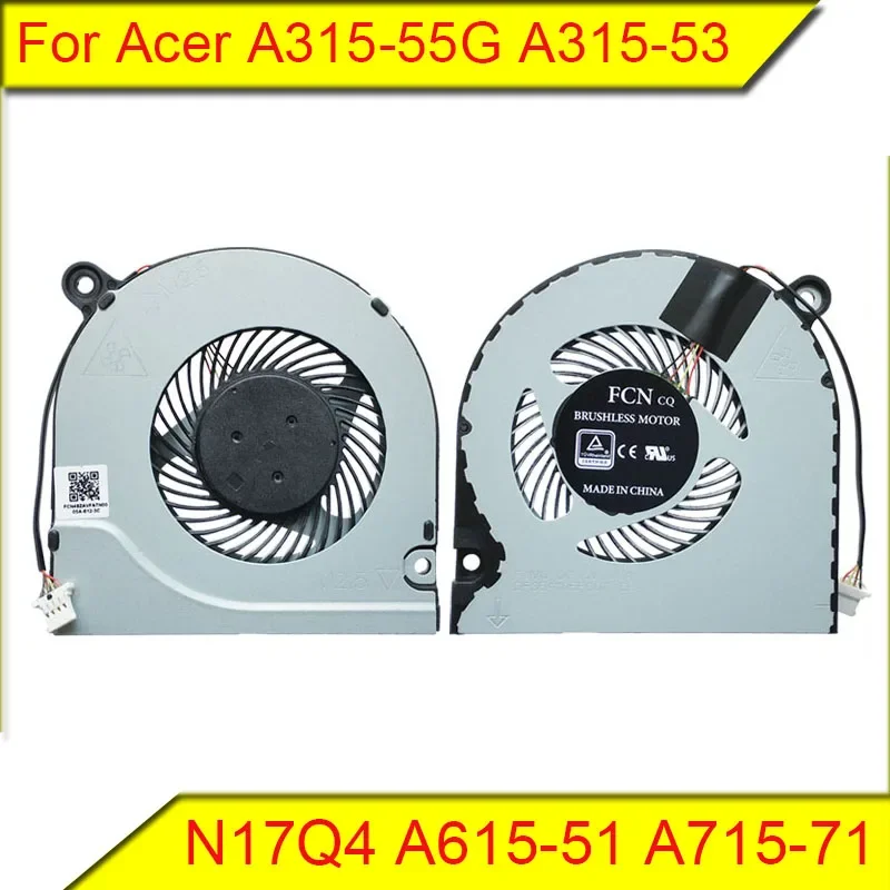 

original For Acer A315-55G A315-53 N17Q4 A615-51 A715-71 N17C7 N17C4 Notebook Cooling Fan