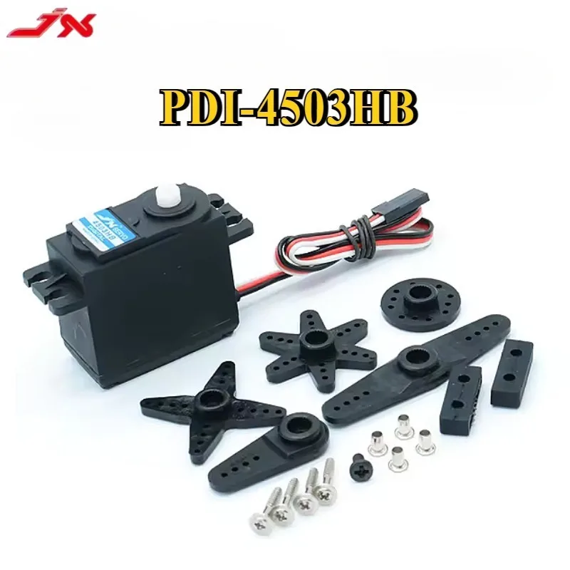 JX Servo PDI-4503HB Engrenagem Plástica 120 °   Servo de grande torque padrão digital 330Hz para acessórios de robô de carro tanque de drone de helicóptero