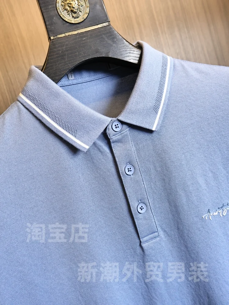 Homesick Smooth Touch Summer Versatile Business Commuting Breathable  Shirt Men's Short Sleeve Turn-down Collar Fashionab...