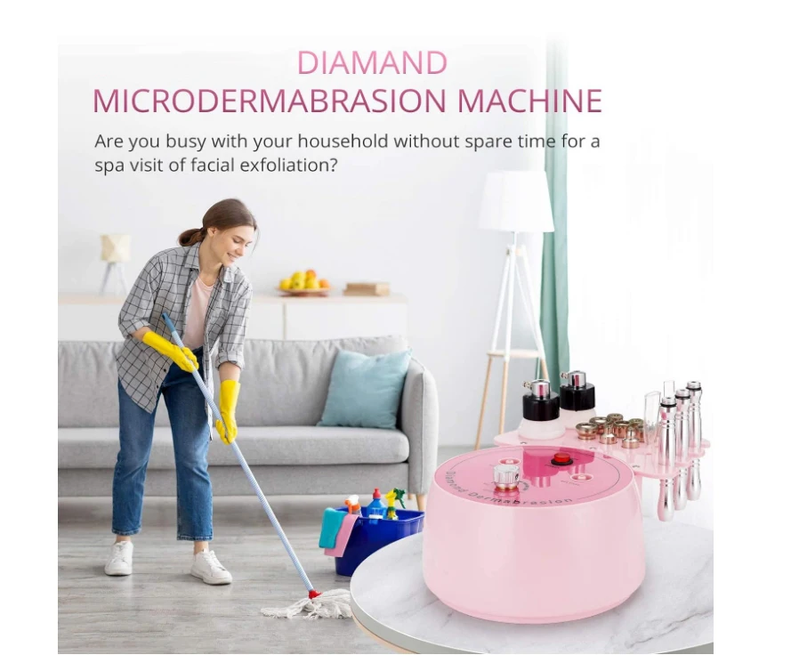 Diamond Microdermabrasion Machine Professional for Facial 3-in-1  Machine for Skin Exfoliating,  Spray Facial Moisturizing