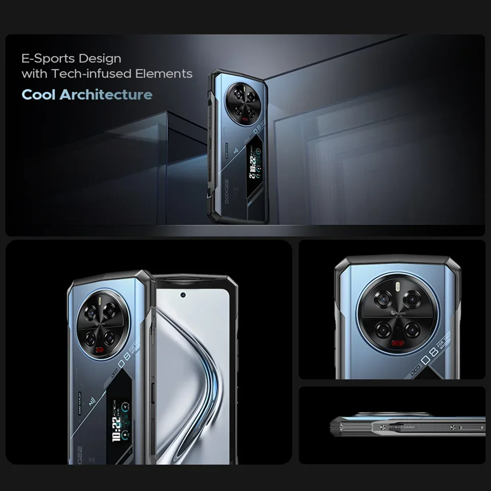 DOOGEE V40 Pro 5G Rugged Phone 36GB(16+20) 512GB  6.78"  Smartphone Dimensity 7300 200MP Camera 8680mAh Android 14 Cellphone