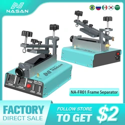 NASAN NA-FR01 Mobile Phone Frame Removal Machine Built-in Pump 360° Rotating LCD Display Frame Disassembly LCD Screen Separator