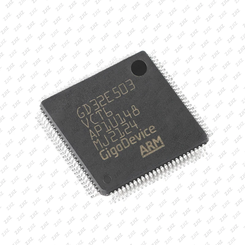 GD32E503VCT6 LQFP-100 ARM Cortex-M33 32 بت متحكم-MCU Core، IC الأصلي