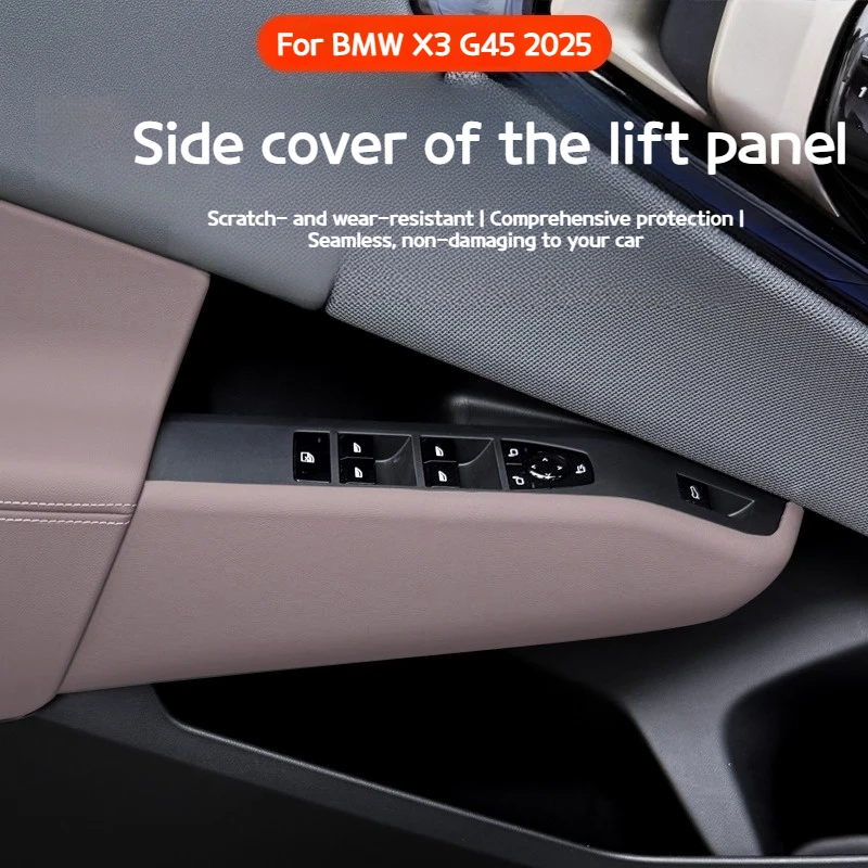 

For BMW X3 G45 2025 foreskin Window lift button side panel protection plate automotive interior accessories modification