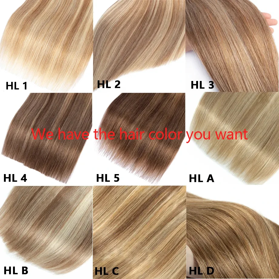 Pacotes brasileiros do cabelo humano do destaque, reto, louro do mel, Brown, exterior, trama dobro, 30"