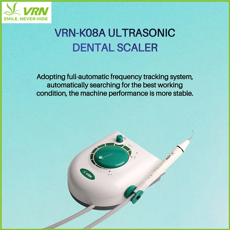 VRN-K08A Ultrasonic Scaler High Temperature and Pressure Sterilization Intelligent Control Remove Oral Stains Tartar and Plaque